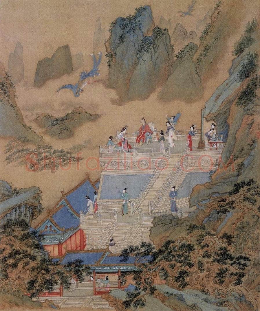 不明 仇英 《人物故事图》 书画作品