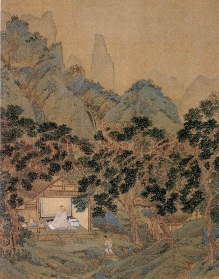不明 仇英 《人物故事图》 书画作品