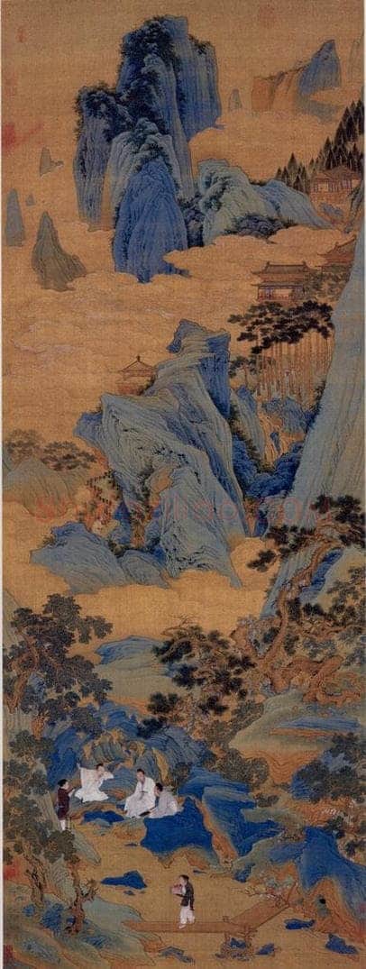 不明 仇英 《桃源仙境图》 书画作品