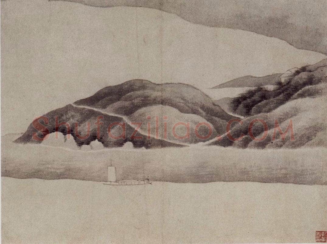 1657 龚贤 《山水册》 书画作品