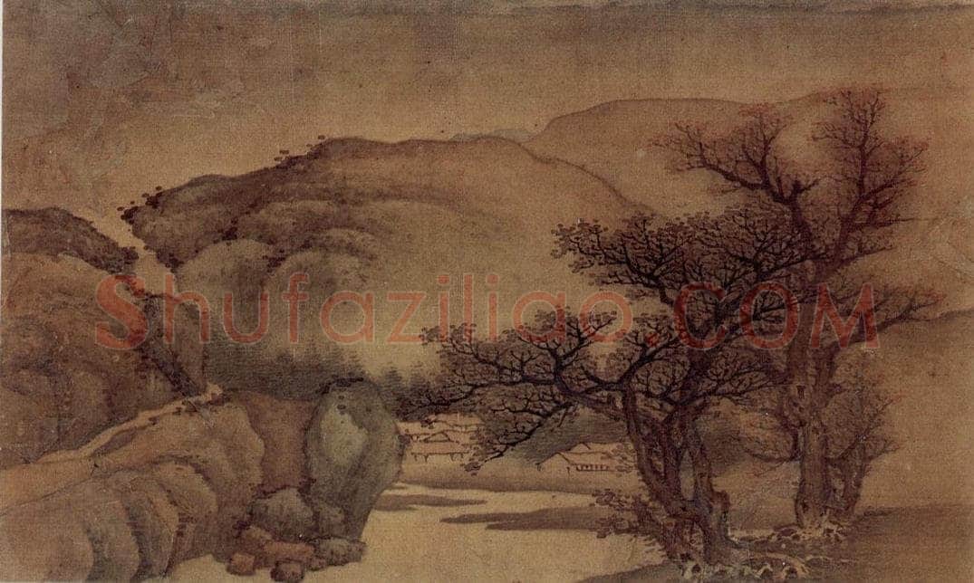 明末清初 樊圻 《山水册》 书画作品