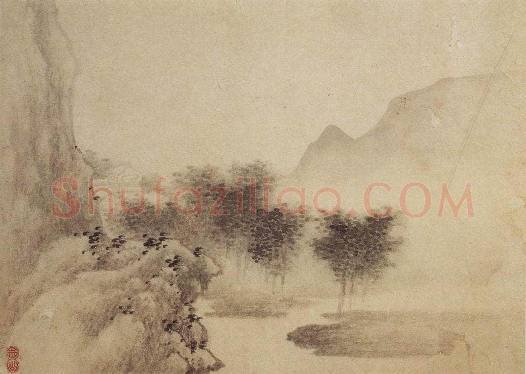 1687 樊圻 《山水册》 书画作品