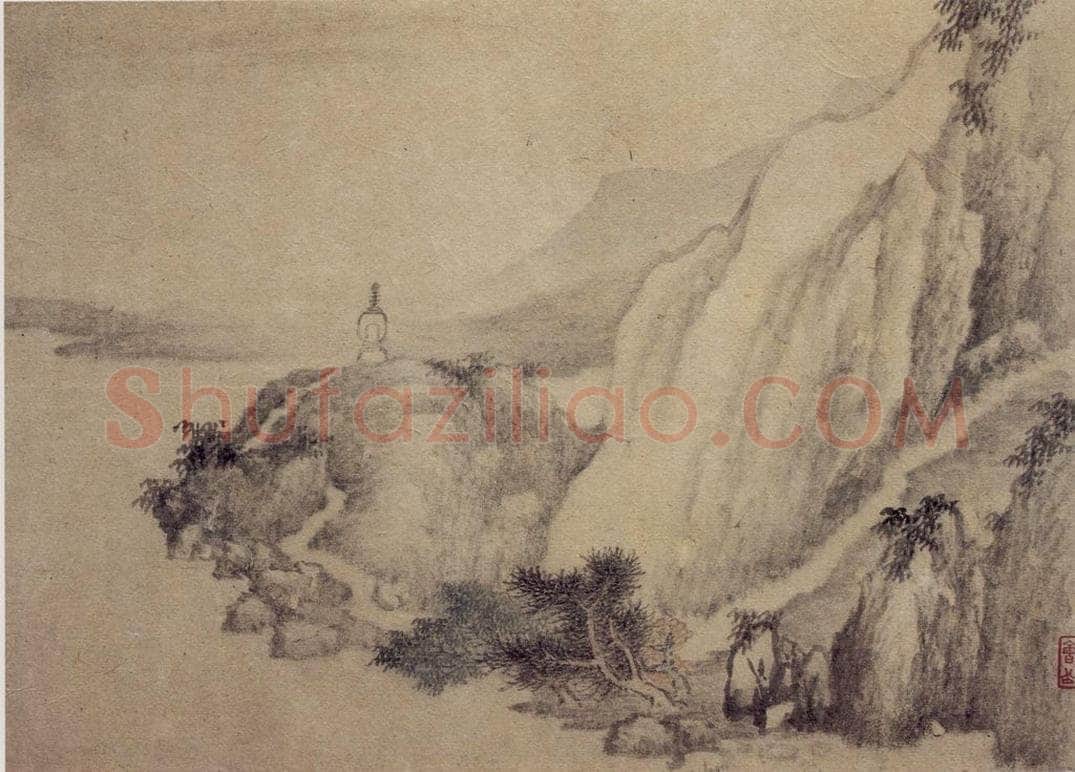1687 樊圻 《山水册》 书画作品