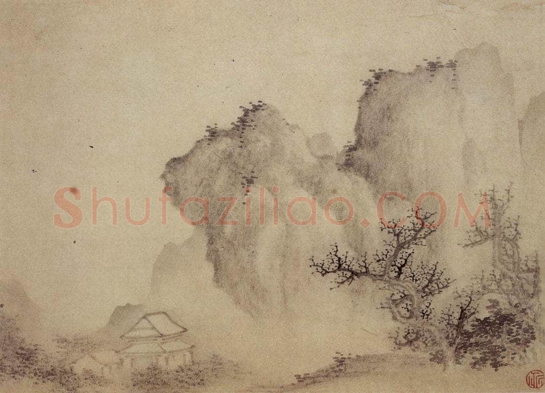 1687 樊圻 《山水册》 书画作品