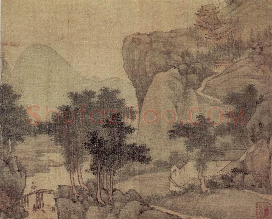 明末清初 樊圻 《山水册》 书画作品