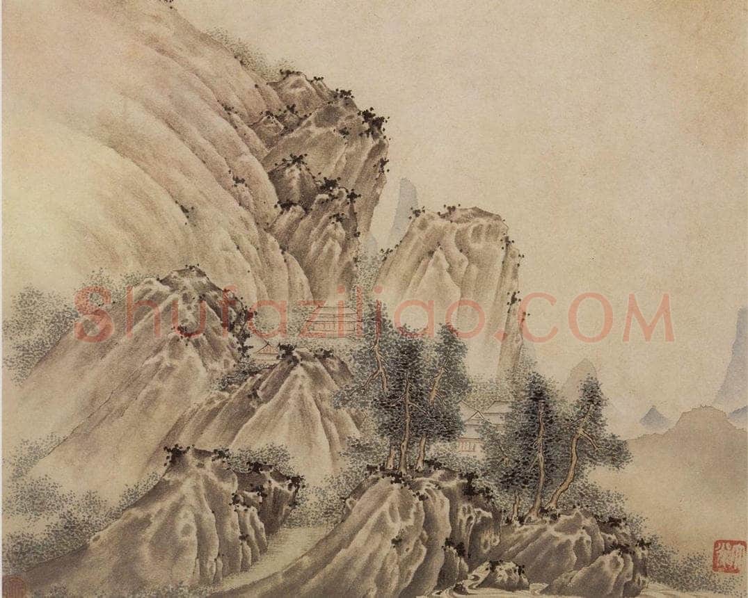 明末清初 樊圻 《山水册》 书画作品