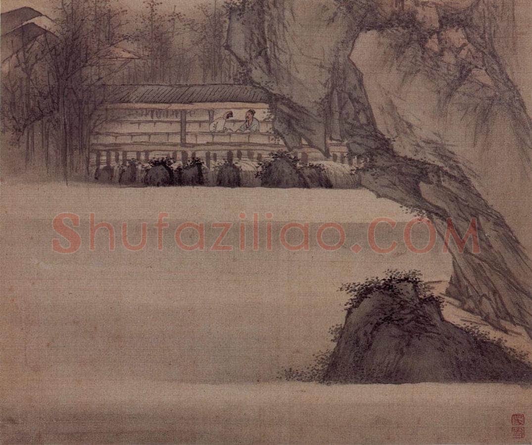 明末清初 吴宏 《山水册》 书画作品