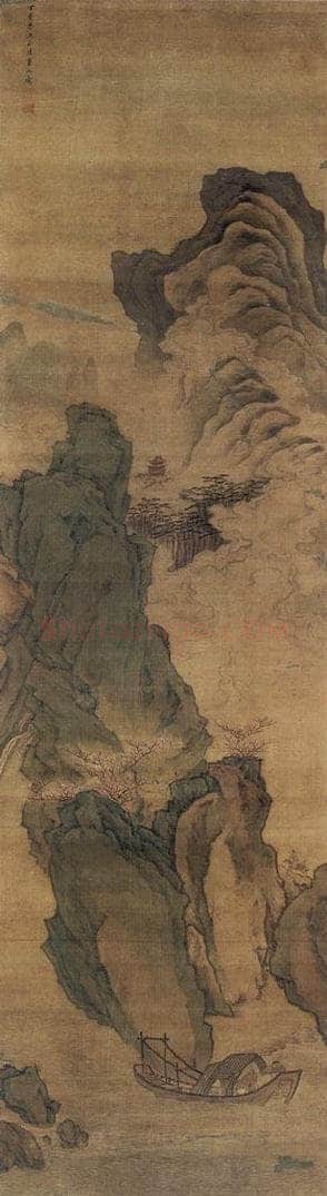 1667 叶欣 《春游图》 书画作品