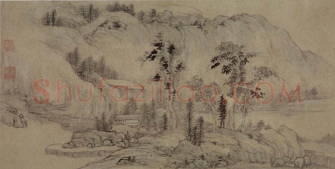 清 程正揆 《山水图册》 书画作品