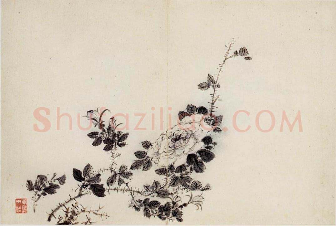 清 高凤翰 《花卉册十开》 书画作品