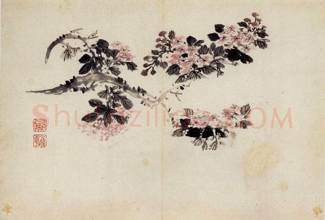 清 高凤翰 《花卉册十开》 书画作品