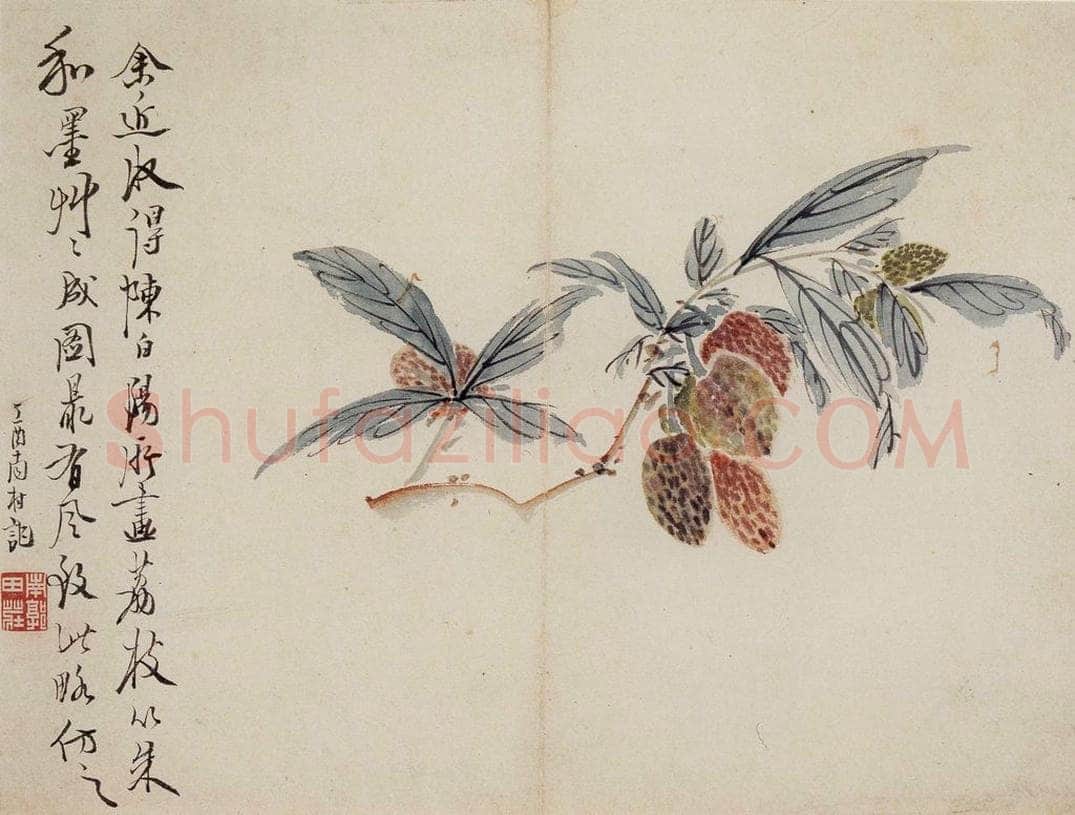 清 高凤翰 《花卉册十开》 书画作品