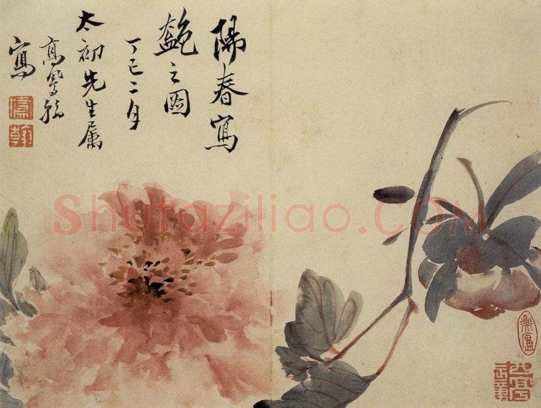 清 高凤翰 《花卉册》 书画作品