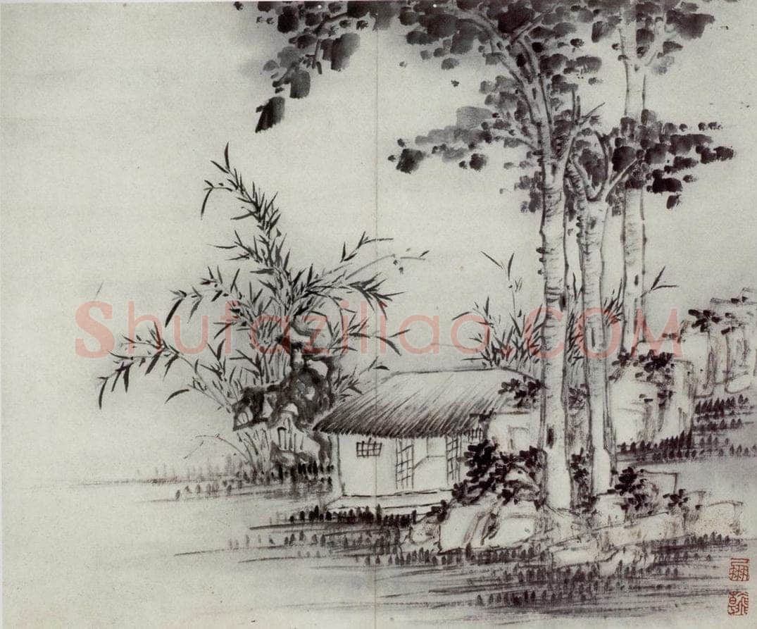 清 高凤翰 《山水花卉册》 书画作品