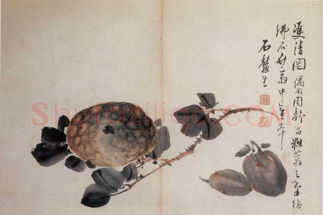 清 高凤翰 《花卉册》 书画作品