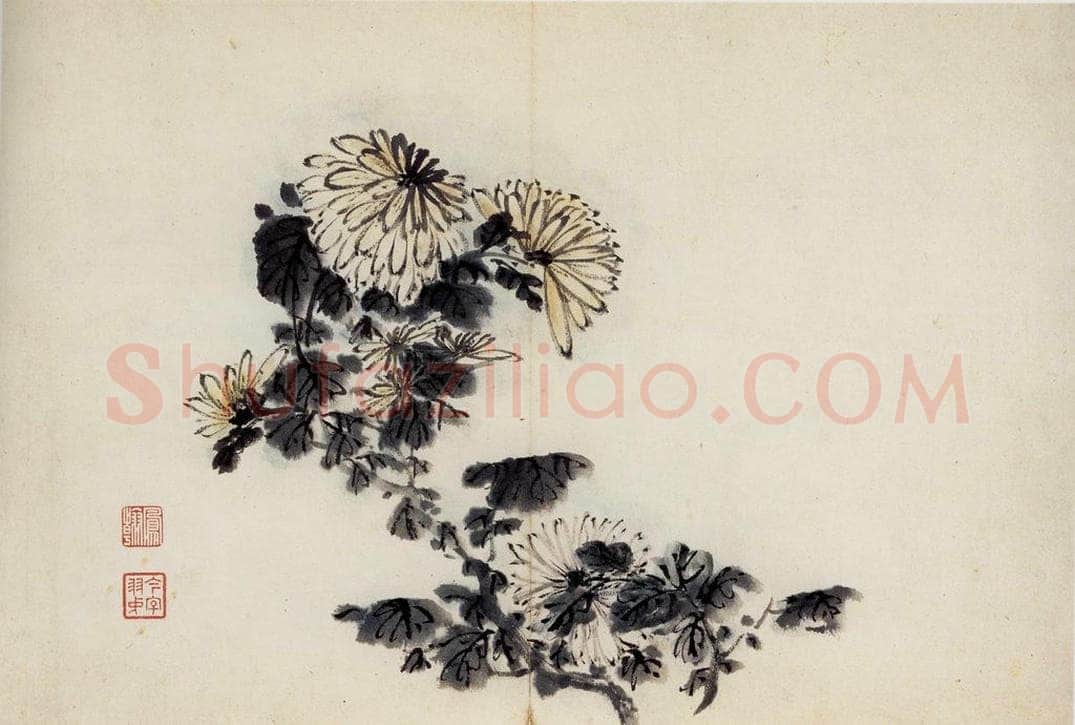 清 高凤翰 《花卉册十开》 书画作品