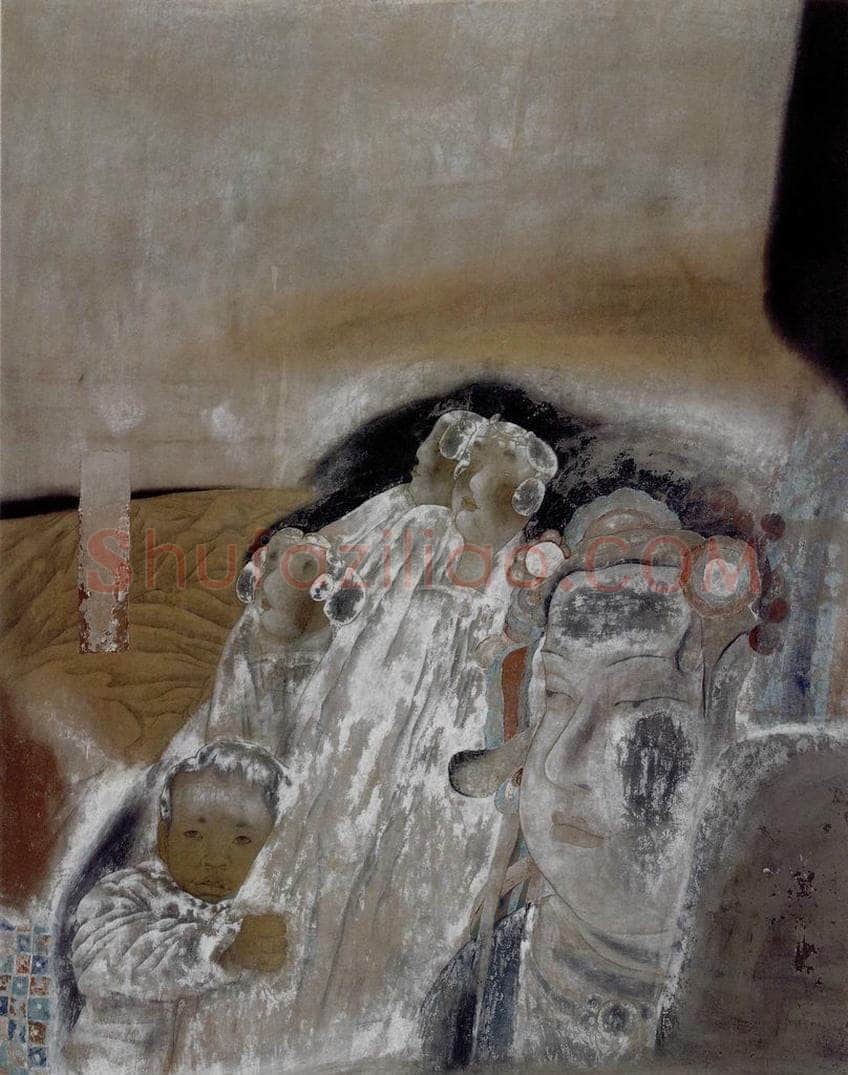 1997年 唐勇力 《敦煌之梦》 书画作品