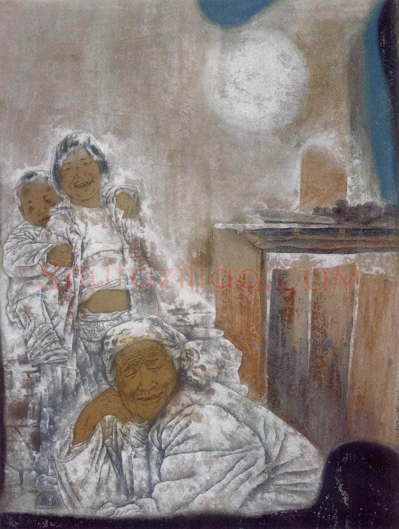 1997年 唐勇力 《敦煌之梦》 书画作品