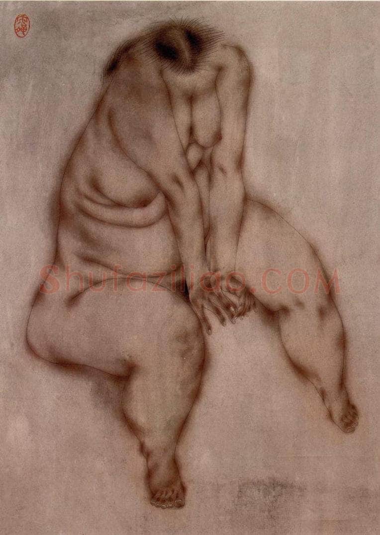 1985年 唐勇力 《人体》 书画作品