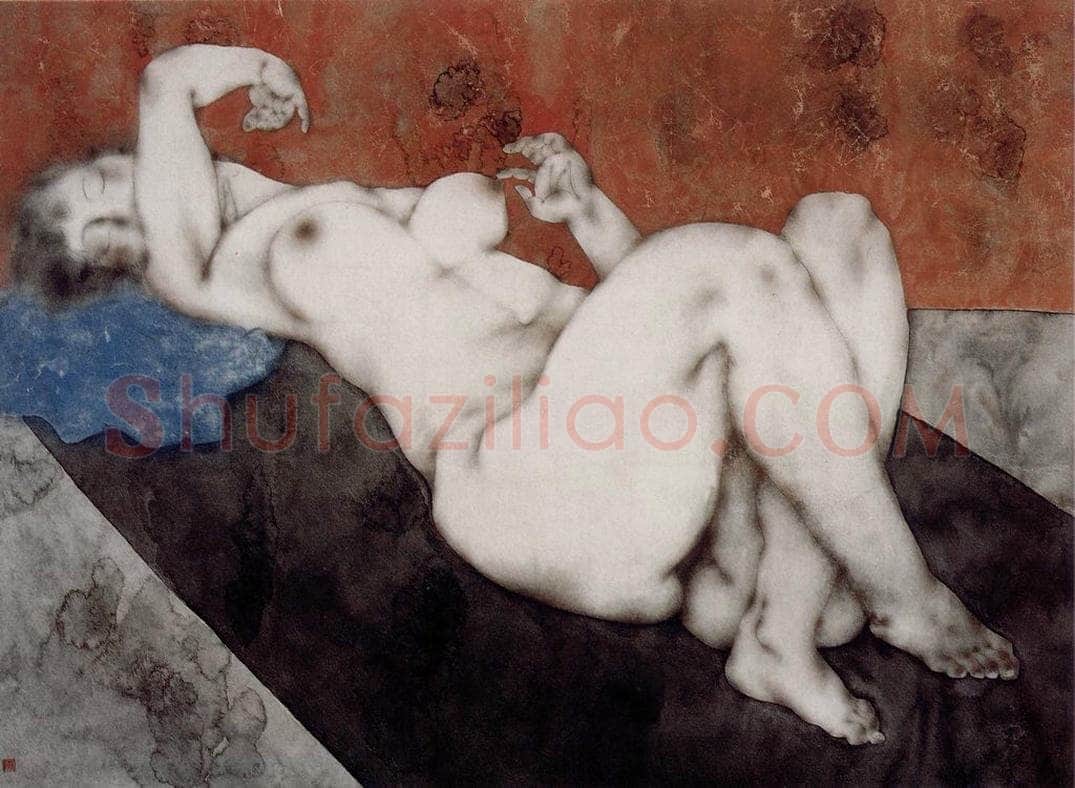 1989年 唐勇力 《人体》 书画作品