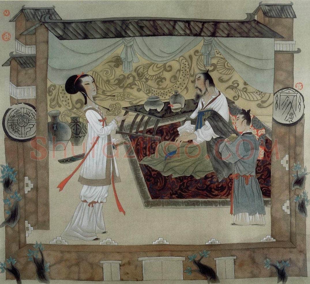 1987年 唐勇力 《木兰诗》 书画作品