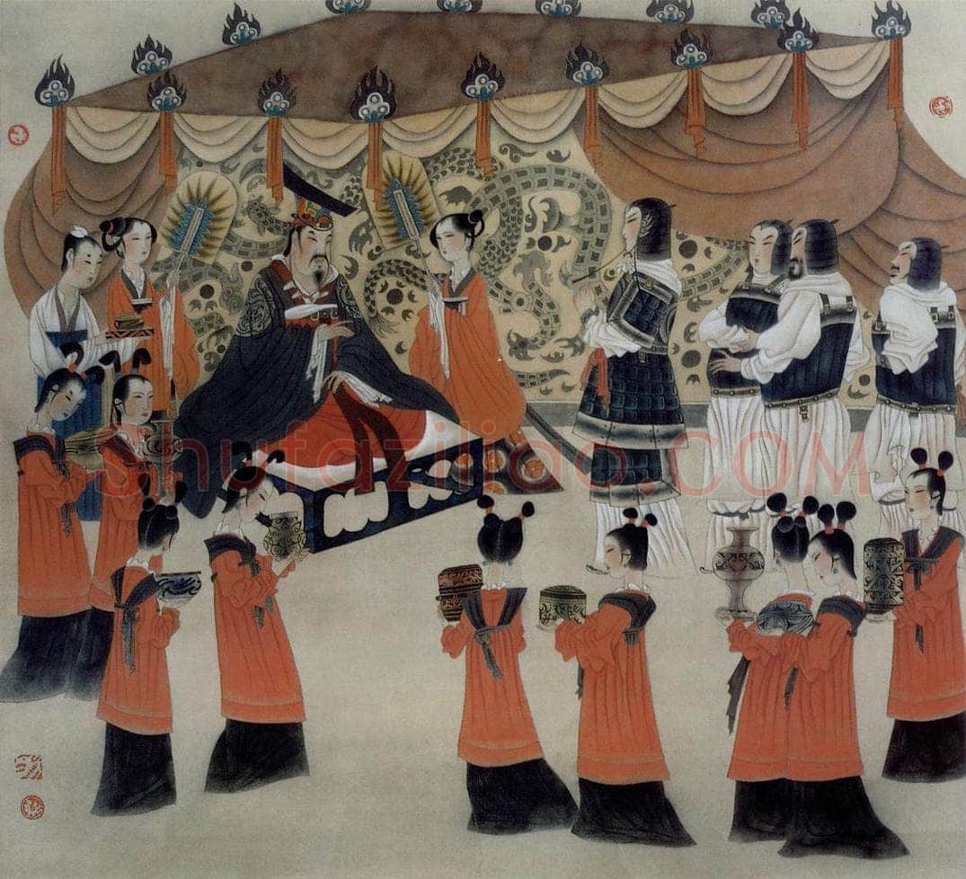 1987年 唐勇力 《木兰诗》 书画作品