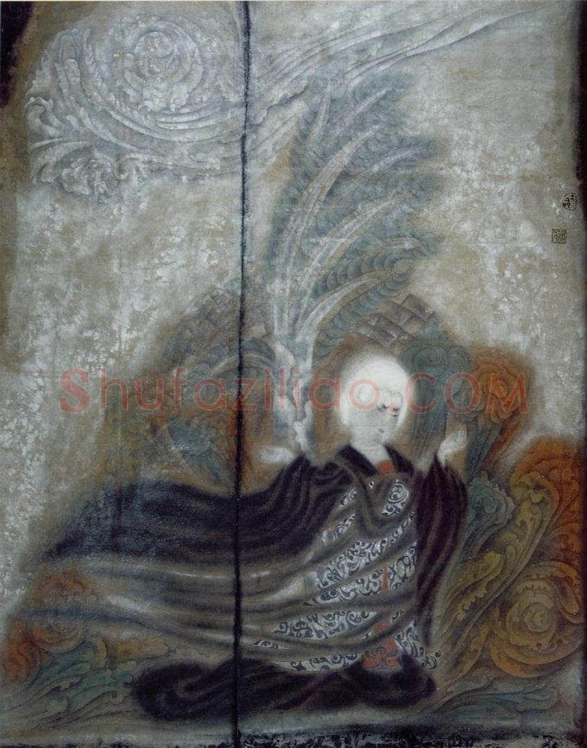 1991年 唐勇力 《丽人图》 书画作品