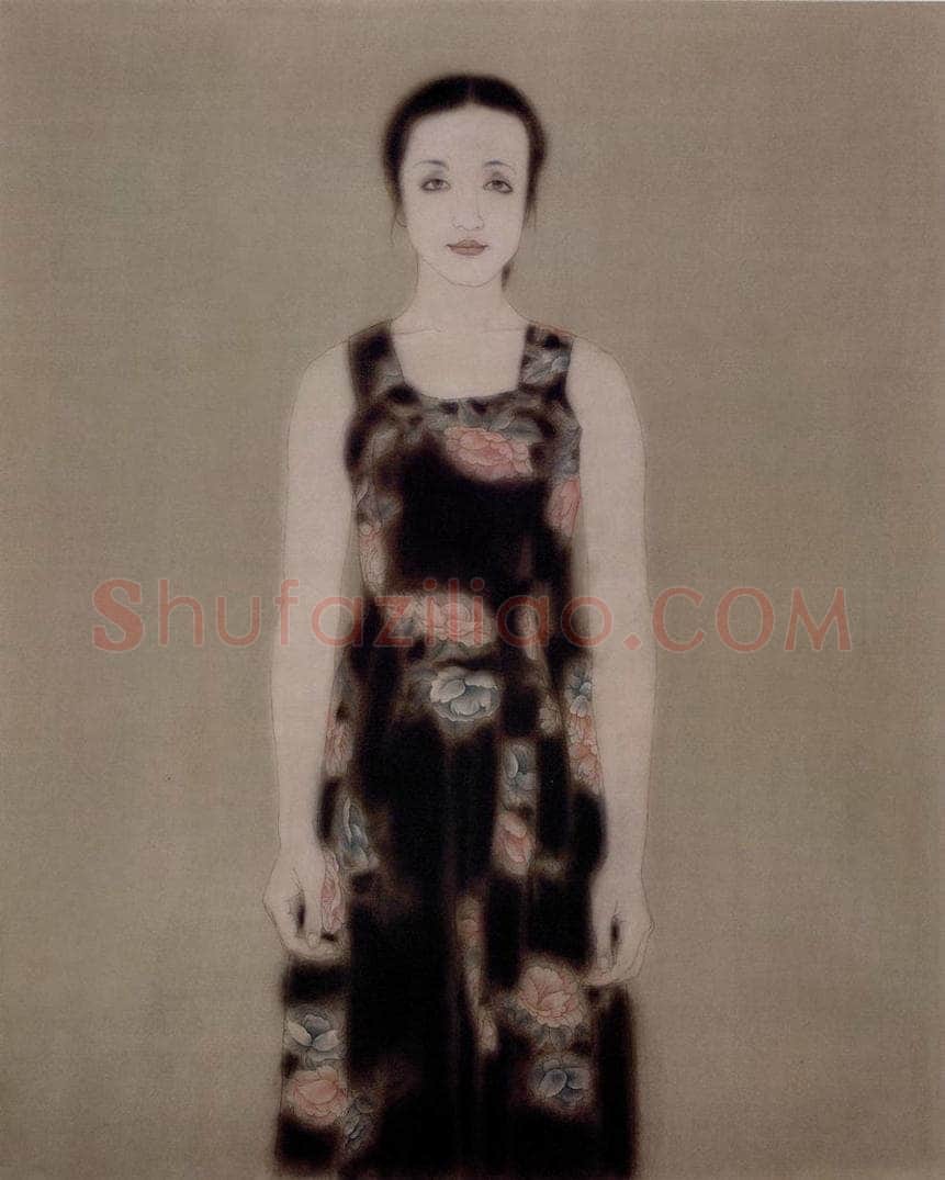 1996年 唐勇力 《课堂写生》 书画作品