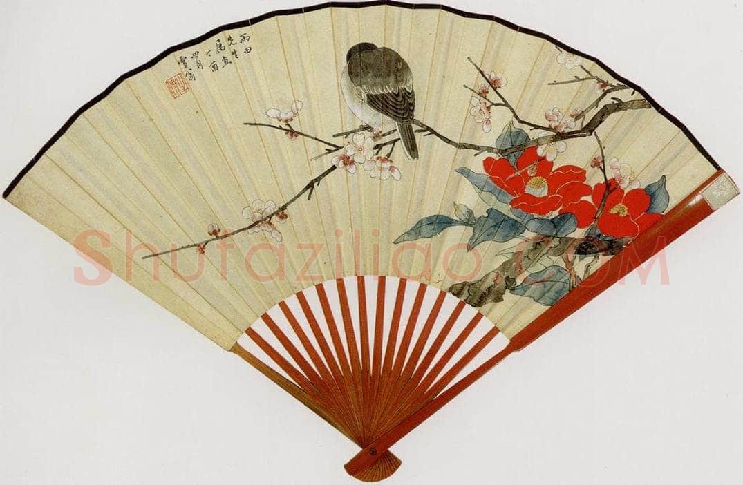 民国 陈之佛 《花鸟》 书画作品