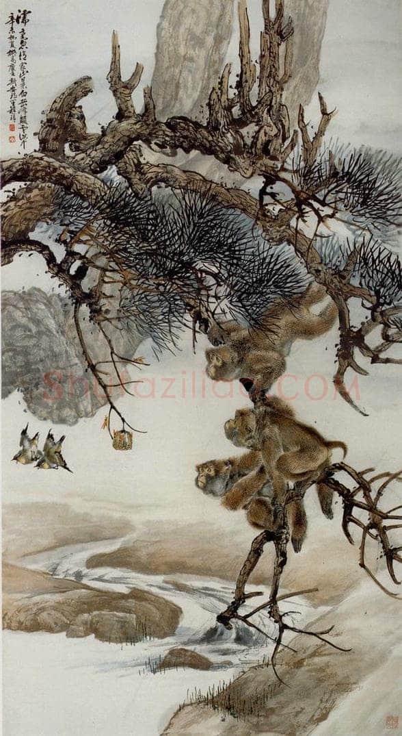 民国 程璋 《封侯图》 书画作品