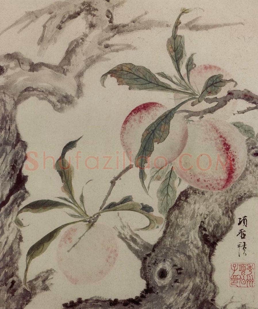 明 项圣谟 《花卉图册》 书画作品