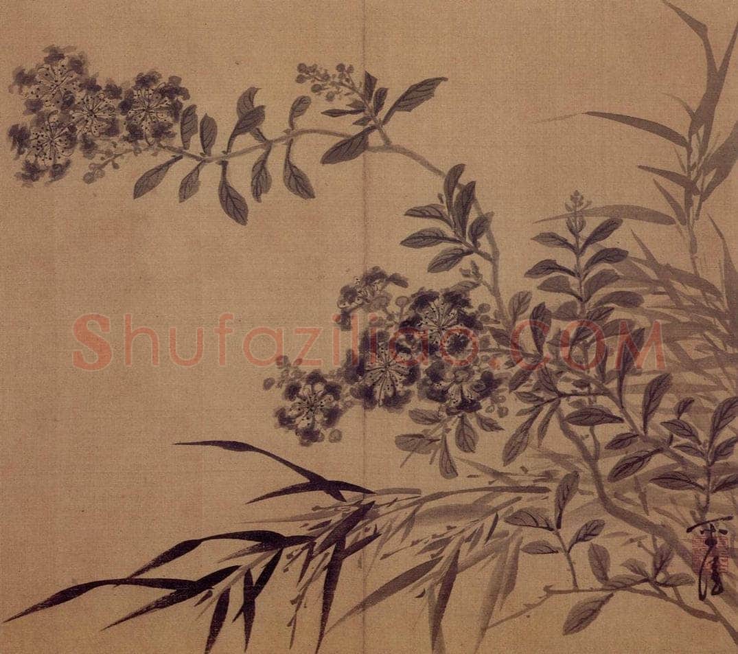 明 项圣谟 《花果图册》 书画作品
