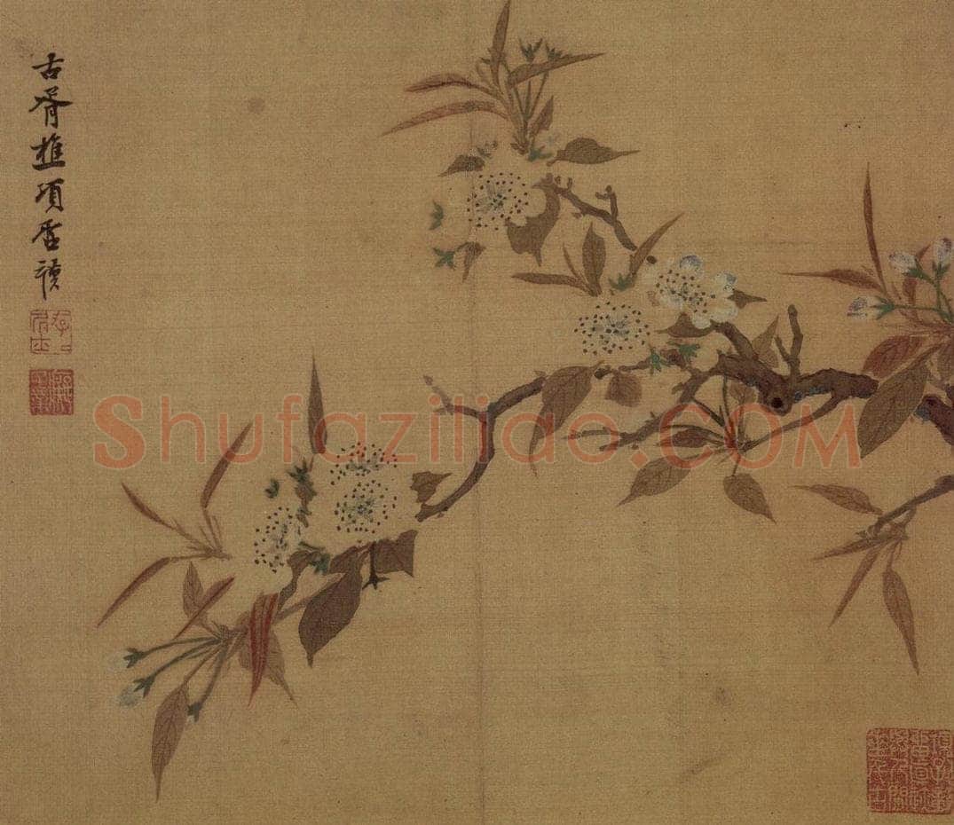 明 项圣谟 《花果图册》 书画作品