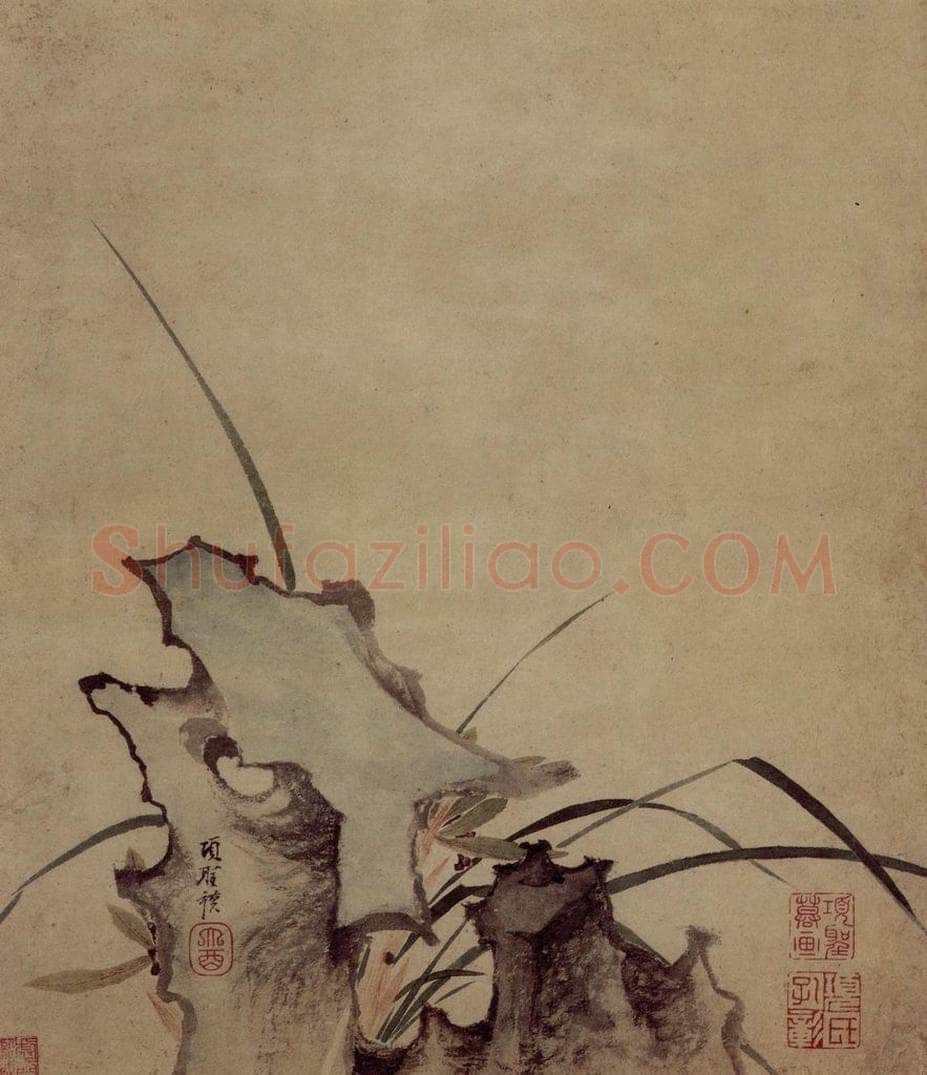 明 项圣谟 《易庵妙绘图册》 书画作品