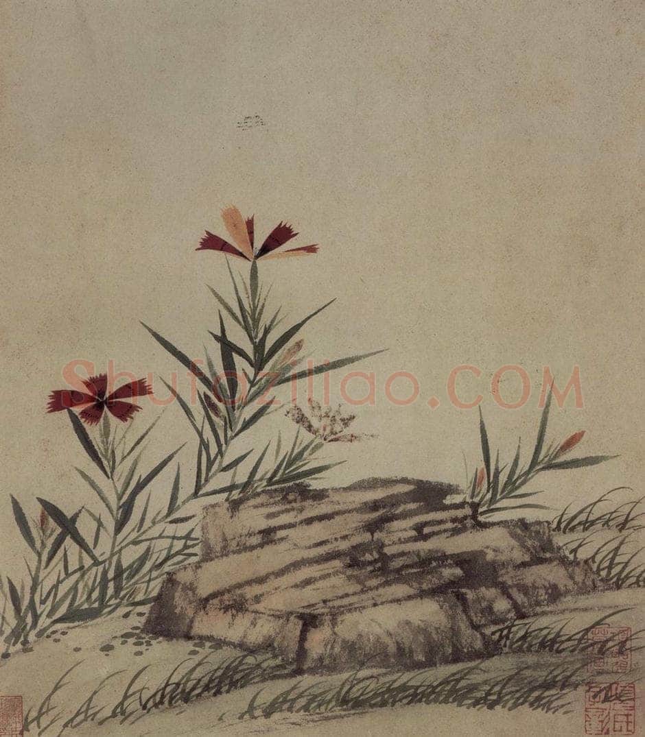 明 项圣谟 《易庵妙绘图册》 书画作品