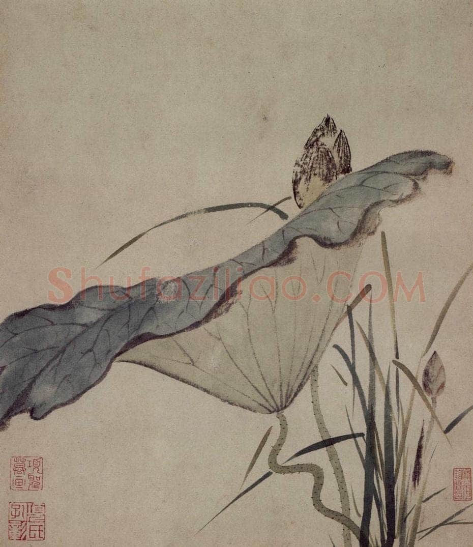 明 项圣谟 《易庵妙绘图册》 书画作品