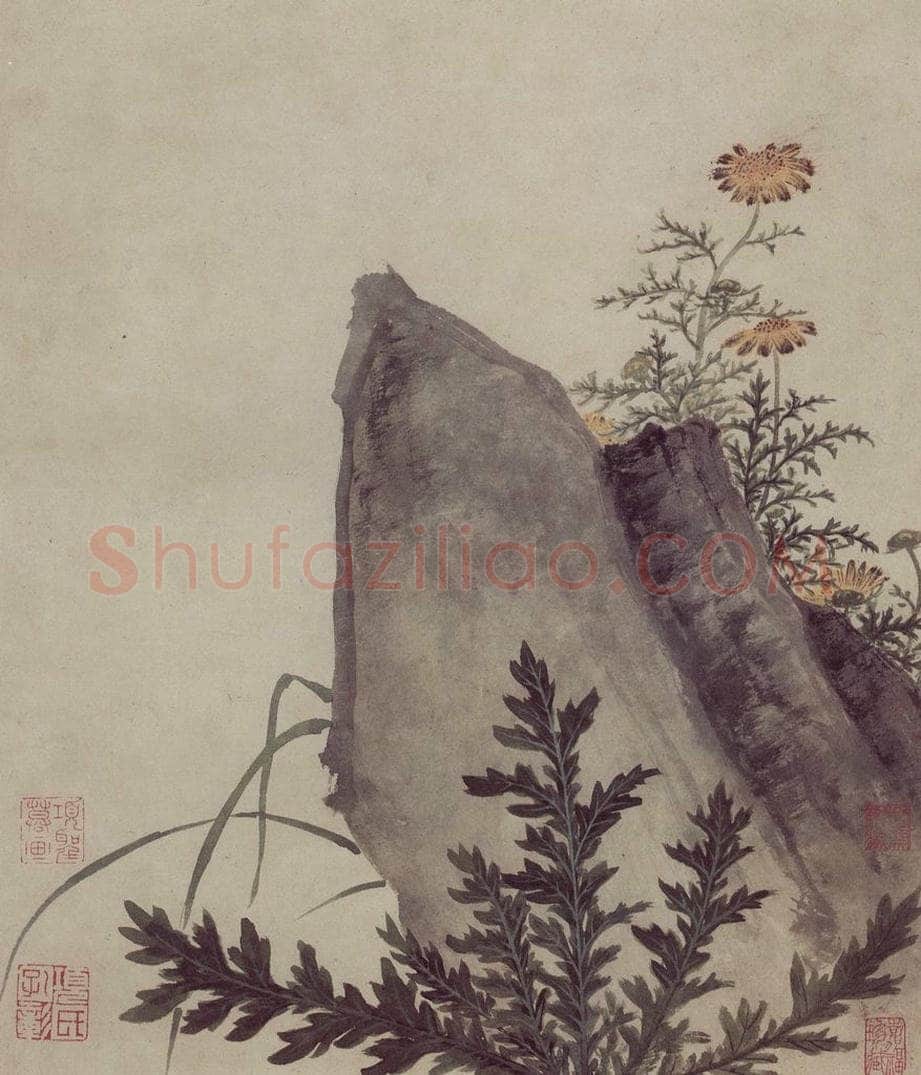 明 项圣谟 《易庵妙绘图册》 书画作品