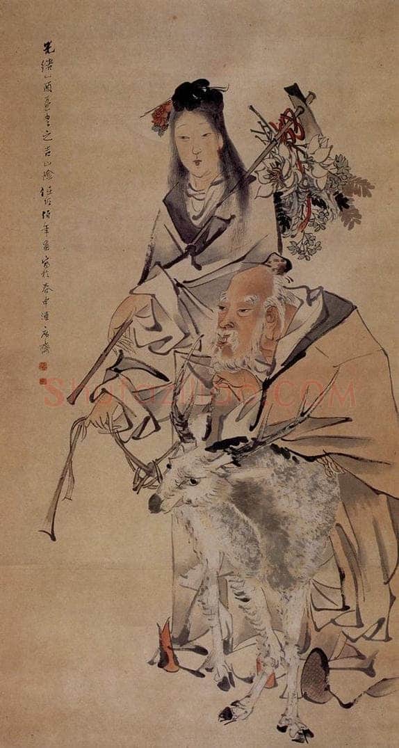 1885 任颐 麻姑 书画作品
