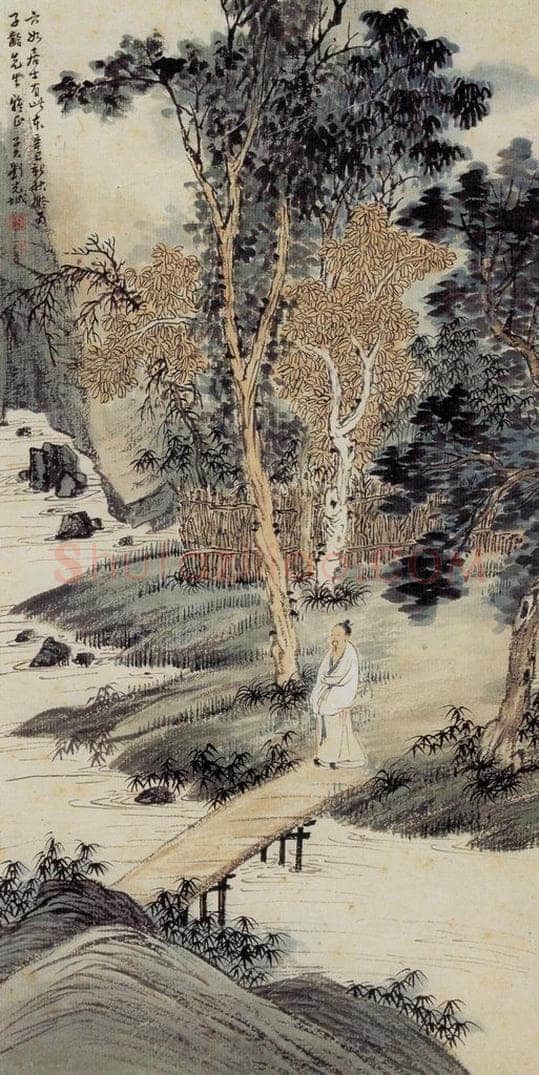  刘子久 山水 书画作品