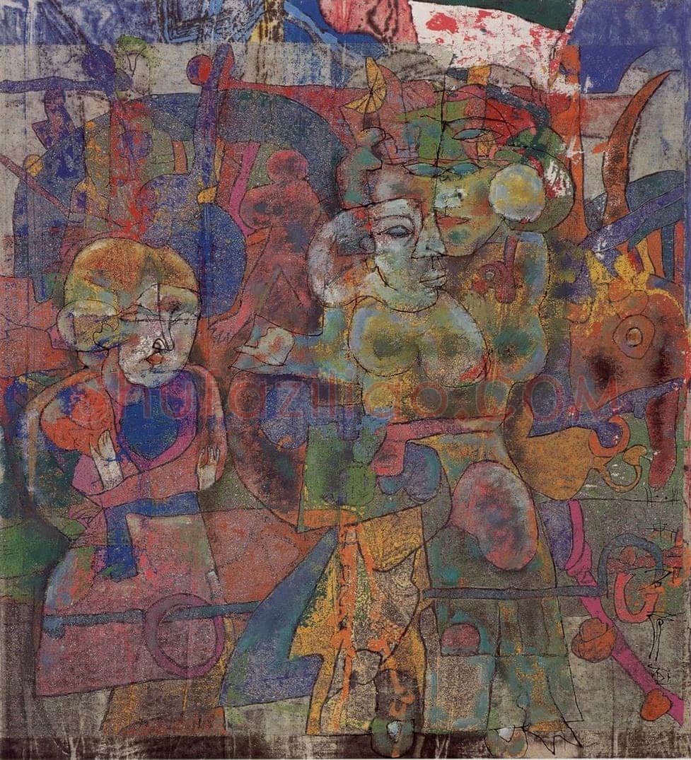 2003年 石虎 《辕萌图》 书画作品