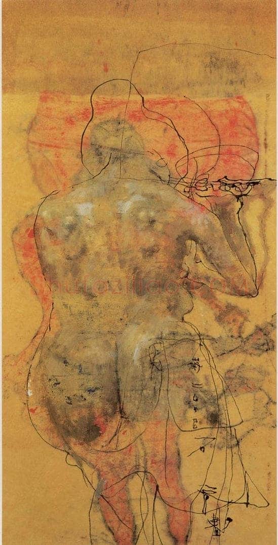 2004年 石虎 《果衣图》 书画作品