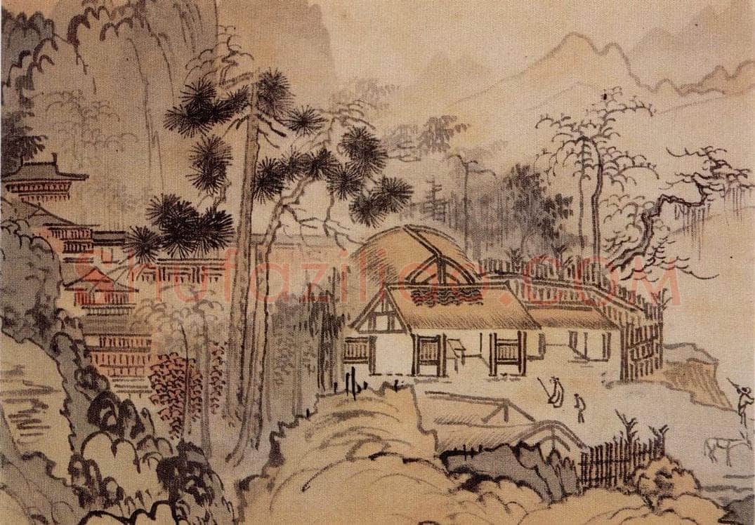  溥心畲 《仿燕文贵山水手卷》 书画作品