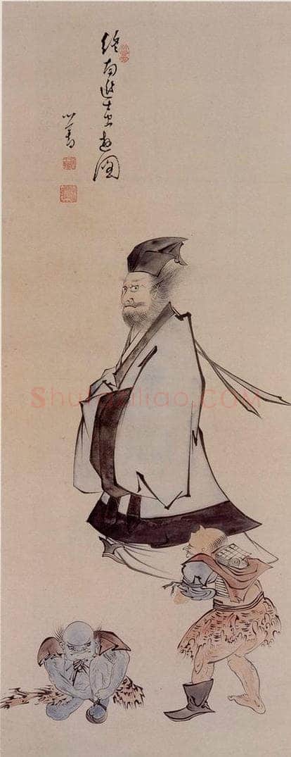  溥心畲 《终南进士出游图》 书画作品