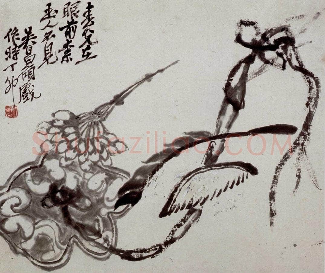 民国 吴昌硕 《花卉册》 书画作品