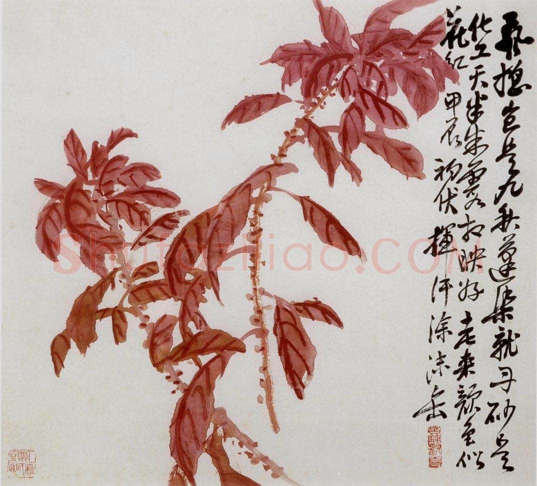 清 吴昌硕 《花卉册》 书画作品