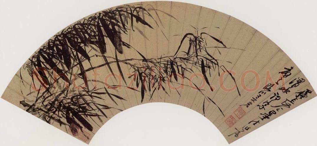 清代 吴宏 《墨竹图》 书画作品