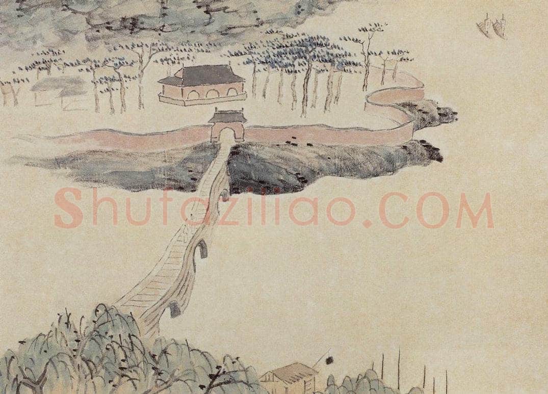 1913年 陈师曾 《山水册页》 书画作品