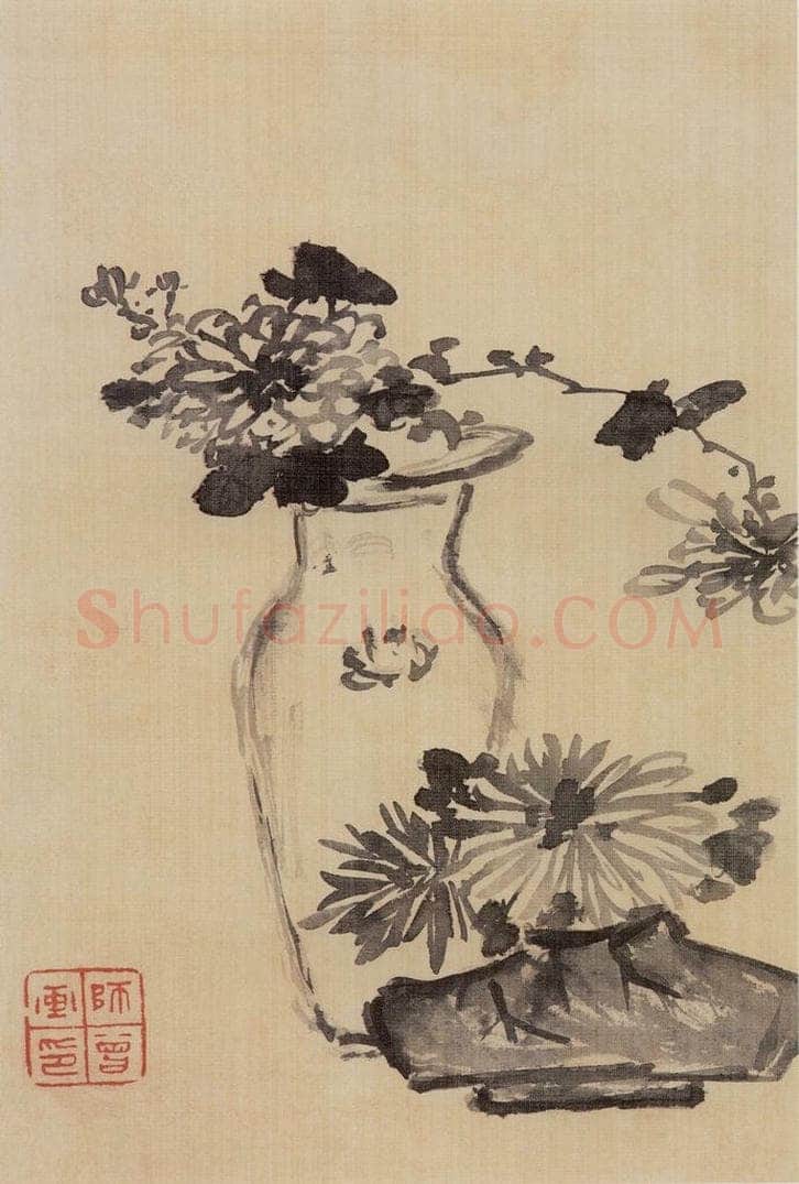 1909年 陈师曾 《花卉山水人物册页》 书画作品