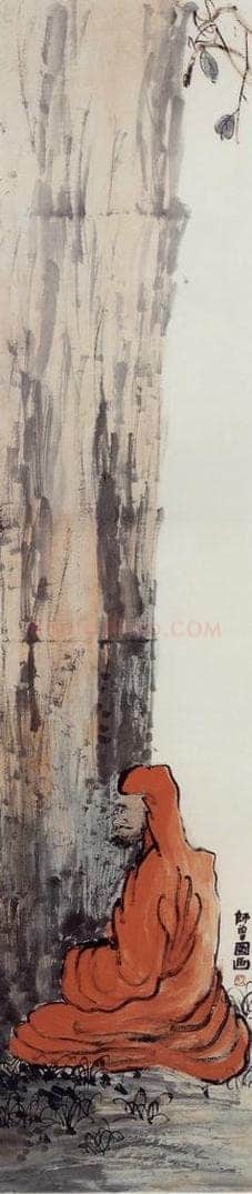 无纪年 陈师曾 《达摩图》 书画作品