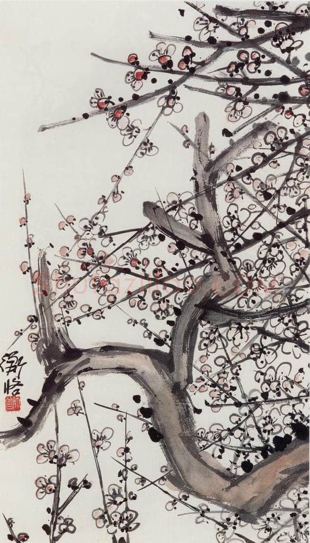 无纪年 陈师曾 《梅花》 书画作品
